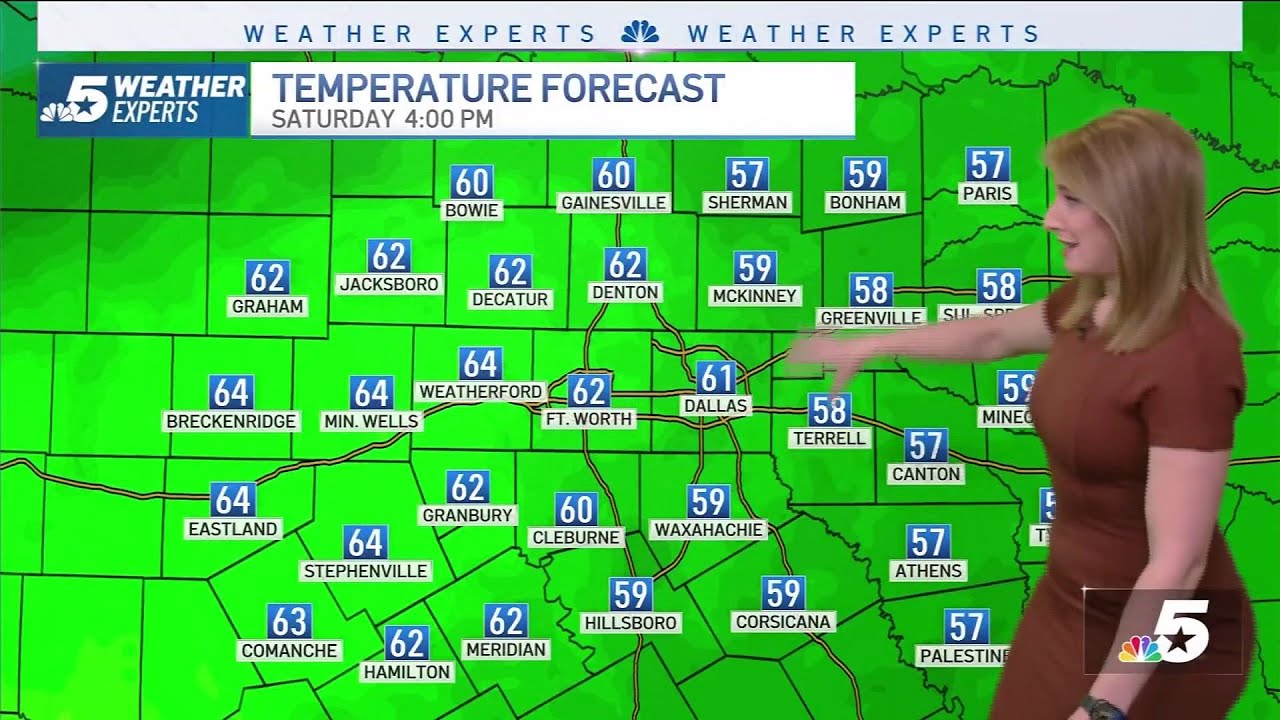 NBC 5 Forecast: Weekend showers possible; higher rain chances arrive ...