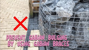 #Gabion | #Bracing | Gabion bracing