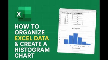 Organize Data and Create a Histogram Chart on EXCEL!!!