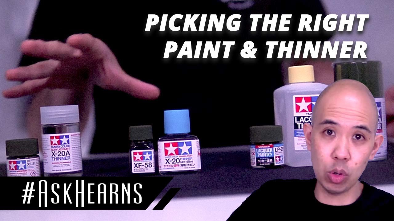 How To Pick The Right Paint & Thinners, TAMIYA