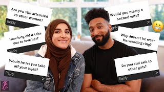 Asking My Husband Awkward JUICY Questions.. *He PANICKED* | Marriage Q&A | Muslim Couple | The X's