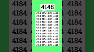 Can you spot the stray 4148? #fypシ゚viral #fypviral #fyp #iqtest #shorts #eymath