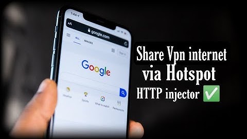 Share VPN Internet Via hotspot (http injector) tutorial