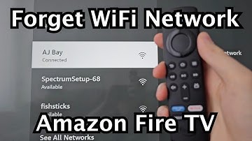 How to Forget WiFi Network on Amazon Fire TV Devices