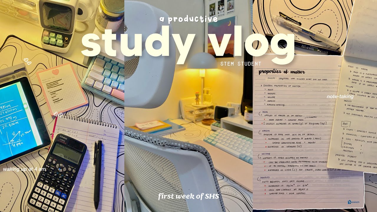 48 Hour Study Vlog  Productive Exams Week Tips — Eightify