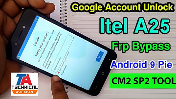 Itel A25 Frp Remove by Cm2 Sp2 Tool | Itel hard reset | Itel Frp Bypass  | Tech Asif Khan
