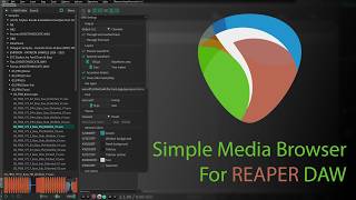 SMB v0.3.0 (Simple Media Browser for Reaper) screenshot 1