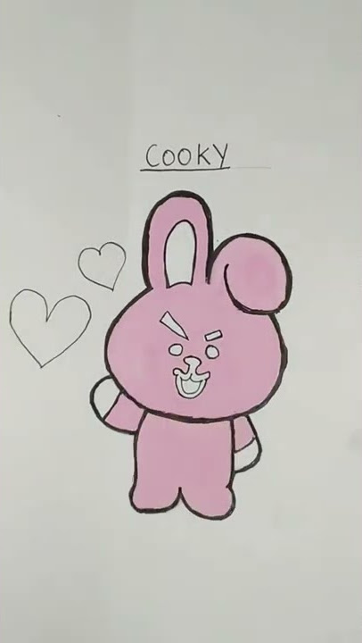 #bts #bt21 #cooky #jungkook #drawing #drawwithaashitiwari