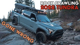 2022 Tundra ROCK CRAWLING  R4T Crew OffRoading in Colorado! Wheeler Lake, CO