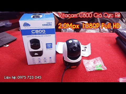 CAMERA VITACAM C800 2Mpx 1080P -Công Nghệ AI thông minh.- Hướng Dẫn Cài Đặt Và Sử Dụng