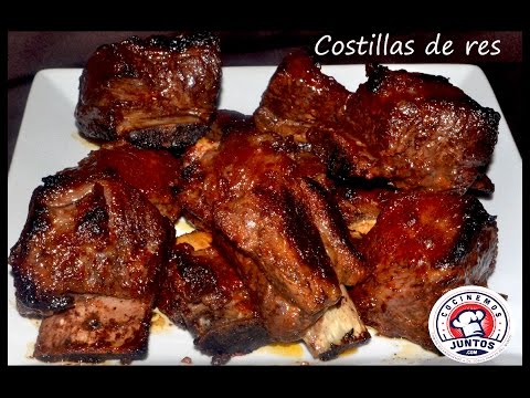 Como hacer costillas barbacoa