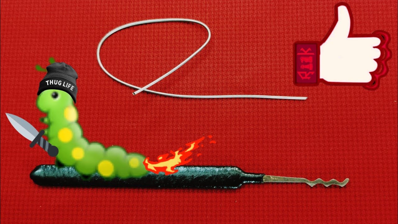 WIRE into worm rake 🐛😁 - YouTube