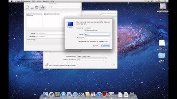 Mac Tutorials - Printing via a Windows Print Queue