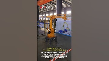 Will robots replace human labor? Advantages and challenges of industrial robot technology. #factory