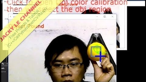 Object tracking OpenCV C++ in real time Tutorial 13