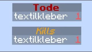 Kill / Death Counter | Minecraft Commands 1.18.2