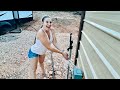 OFF GRID WATER SYSTEM WORKS!!! I FOUNDATION IS DONE!!! I COUPLE BUILD OFF GRID HOMESTEAD