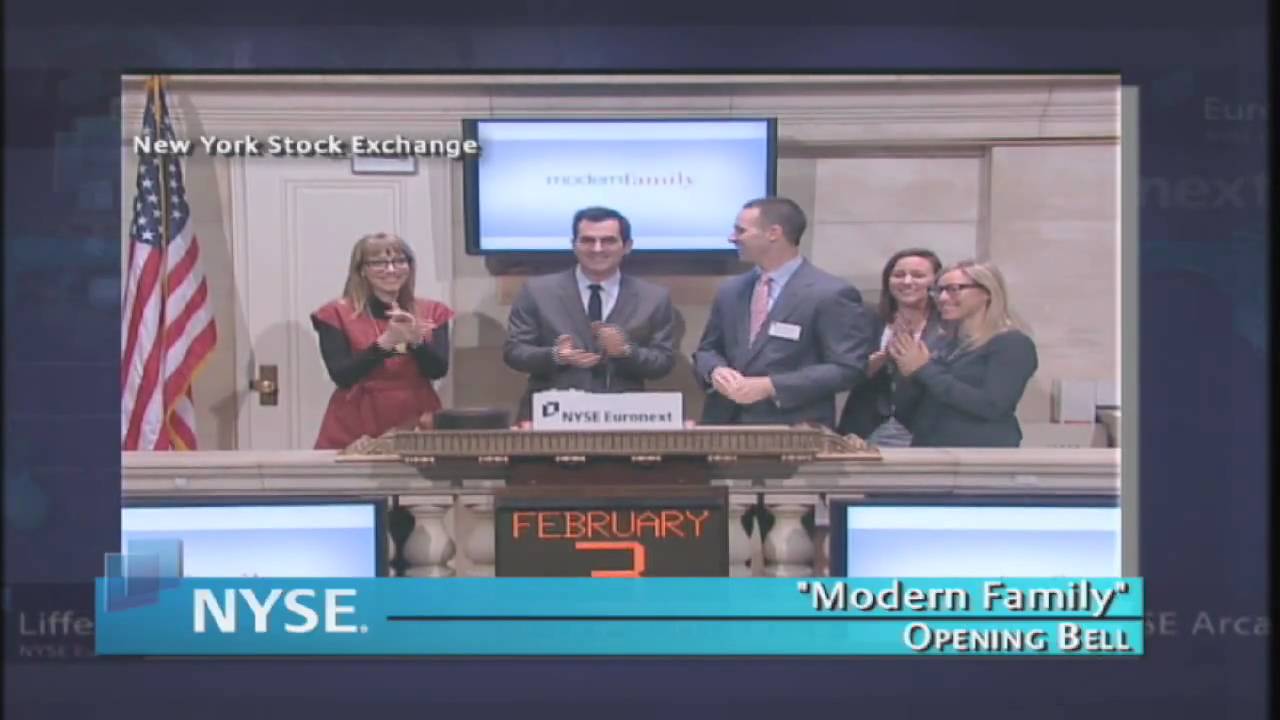 3 February 2010 Modern Family NYSE Euronext Opening Bell.