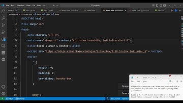 Build a Microsoft Excel Clone Editor to View & Edit Excel Files in Browser Using HTML & JavaScript
