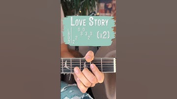 Thumbnail of Love Story Taylor Swift Guitar Lesson // Love Story Guitar Tutorial #Shorts