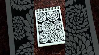 Day - 22 | Easy Zentangle Patterns 🥰Doodle Art for Beginners ✍️#shorts#zentangle #doodleart #drawing
