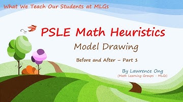 PSLE Math Heuristics (Model Drawing - Before and After Part 1)