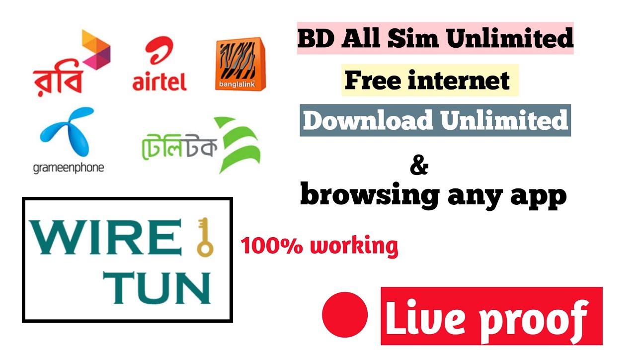 "Update VPN"BD All Sim Free net Super Speed On WIFE TUN Vpn। BL/GP/Aritel/Robi Free net 100% work