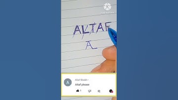 Altaf name create to brand 😱🔥 namemaking # logodesing # trending # viral # short # video