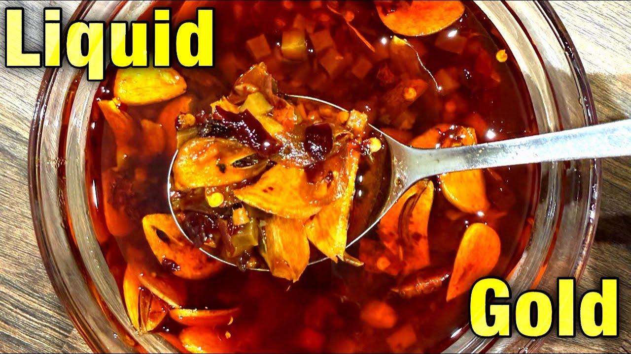 Chili Garlic Tofu Oil from fire to heart - Recipe