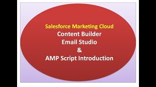 Email Studio & Content Builder | Salesforce Marketing Cloud | Ampscript