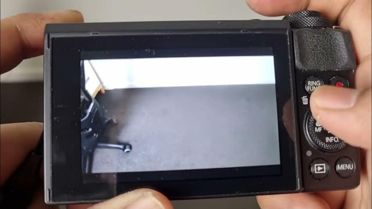 How to use timer in Canon G7X Mark II Camera YouTube