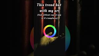 colour wheel trend comment if u need tutorial #trending #art #shorts #transition #capcut #inshot