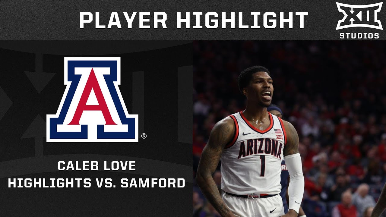 Caleb Love Highlights vs. Arizona | 2024-25 Big 12 Men’s Basketball