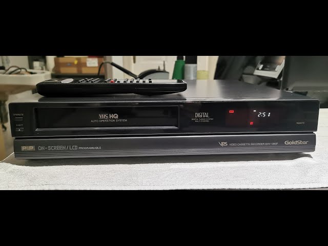 LECTEUR VHS GOLDSTAR P/S AUTOREPEAT