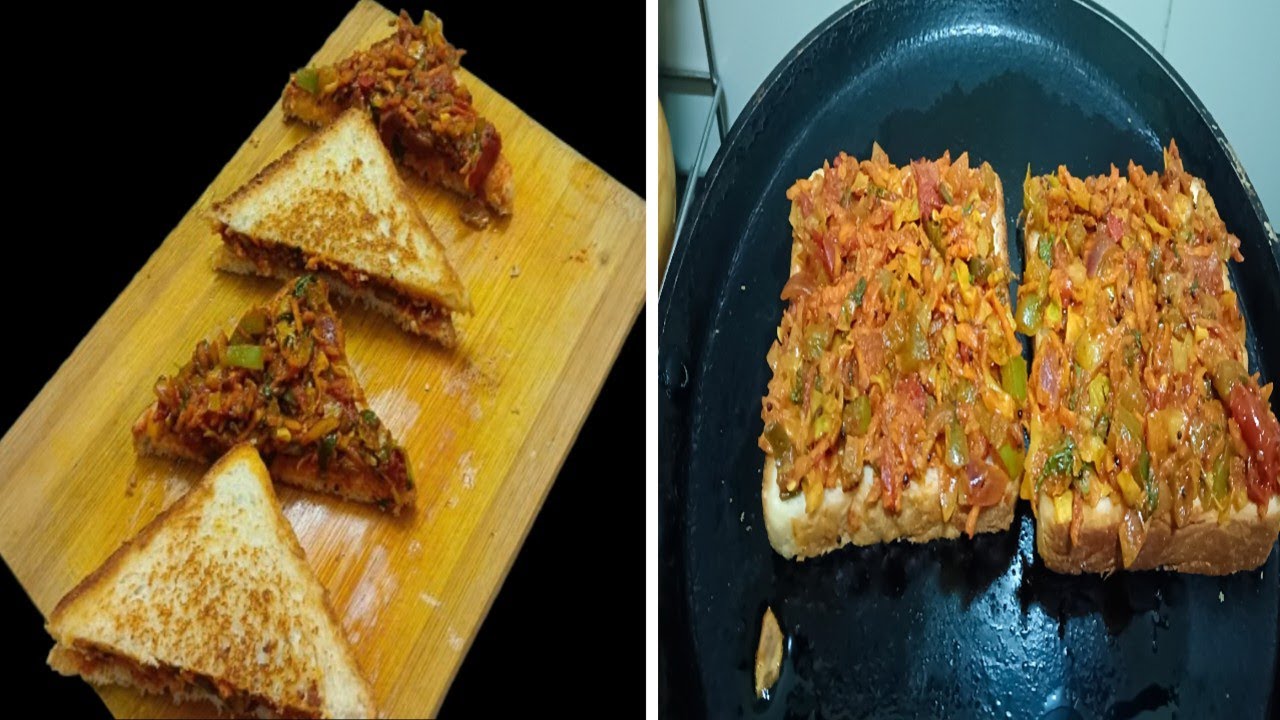 Iyengar bakery style vegetable masala bread Toast
