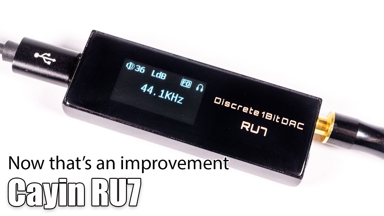 Cayin RU7 discrete portable DAC review - YouTube