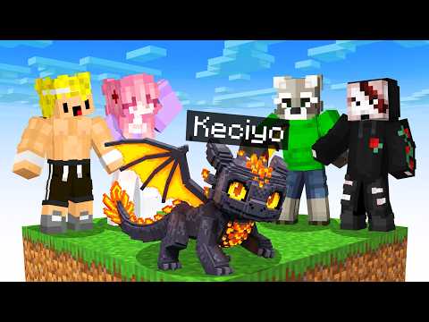 I TURNED INTO A DRAGON TO HELP MY FRIENDS IN MINECRAFT!
