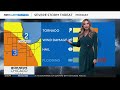 Severe storm risk returns Monday