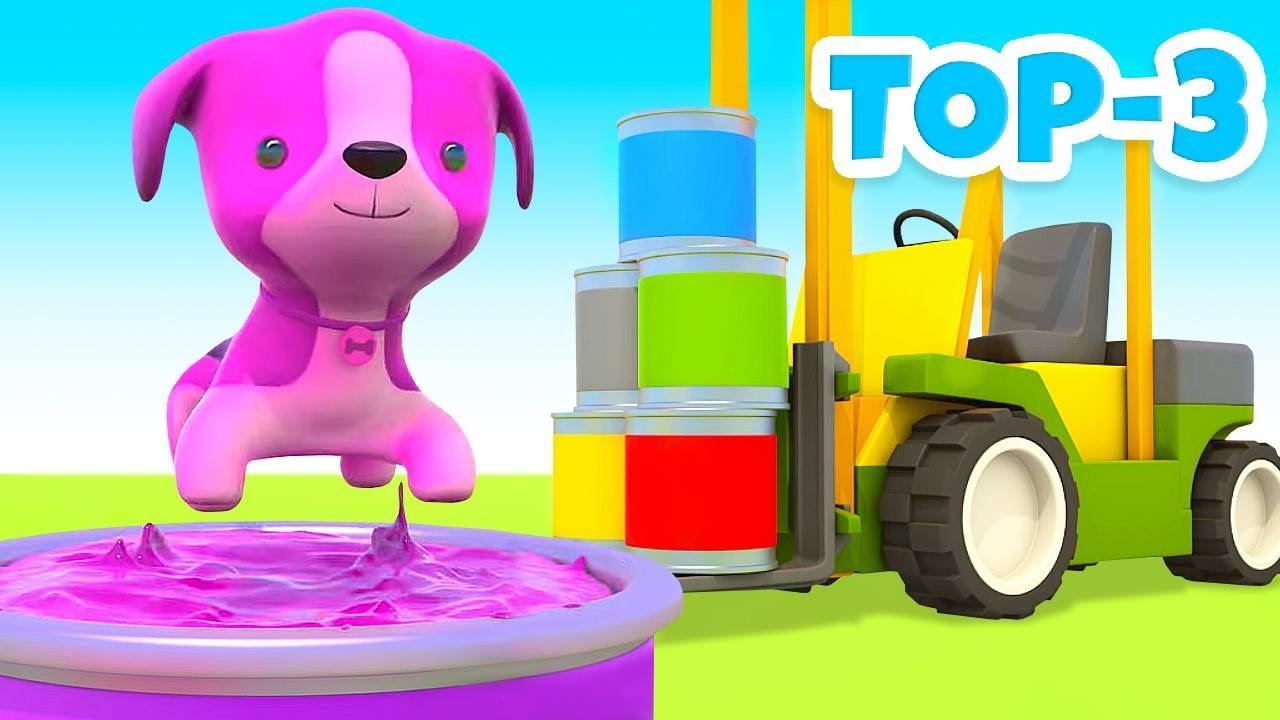 🚗🐶 Helfer Autos & der kleine Hund – TOP 3 Abenteuer! Lehrreiche Cartoons für Kleinkinder