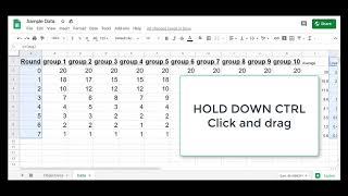 Graphing on Google Sheets