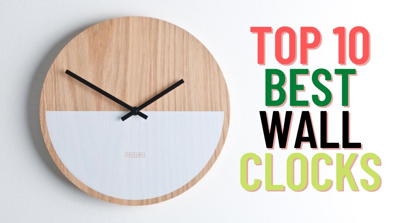 Top 10 Best Wall Clocks \\ Best Sticker Wall clocks YouTube