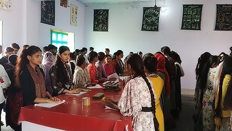 Sw gafoor khan college babina kadaura jalaun today B.Sc 4th semester botany practical bu jhansi