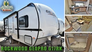 New 2018 LITE WEIGHT ROCKWOOD G17RK Geopro Half Ton Towable Travel Trailer RV