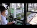 熊本市交通局「市電体験運転」2017【運転編】in上熊本車両基地