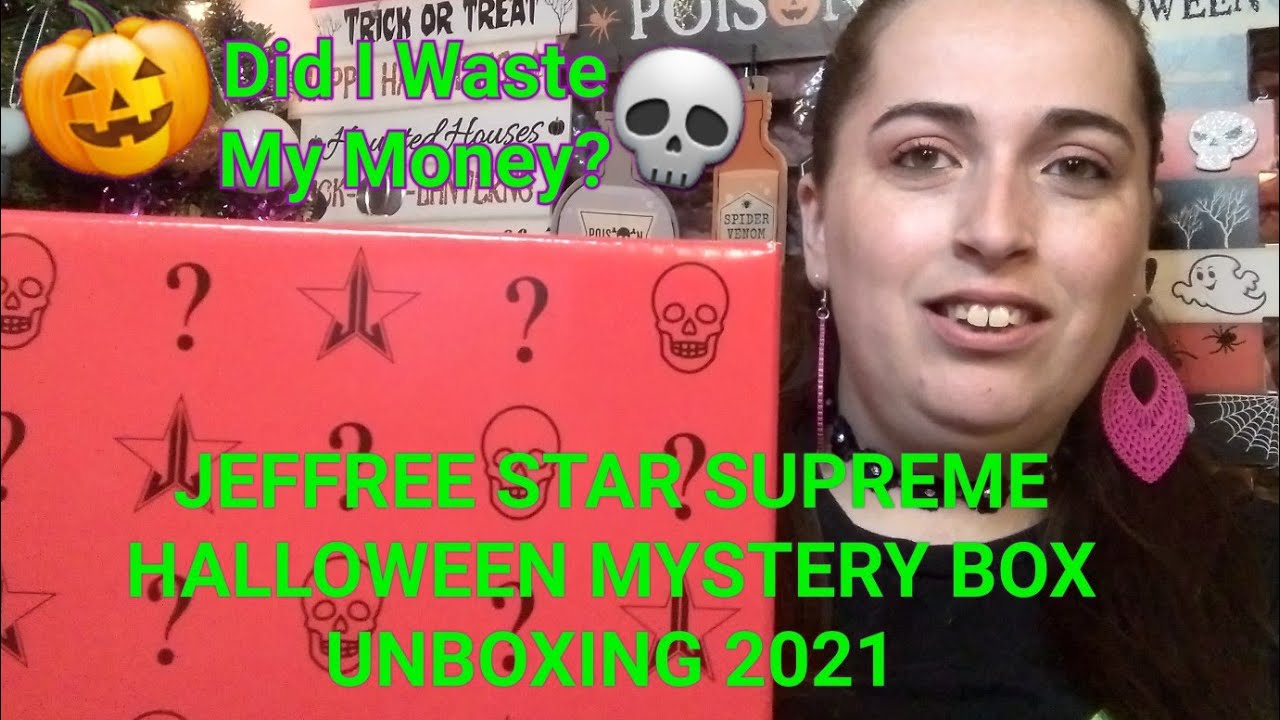 JEFFREE STAR COSMETICS HALLOWEEN SUPREME MYSTERY BOX 2021 UNBOXING
