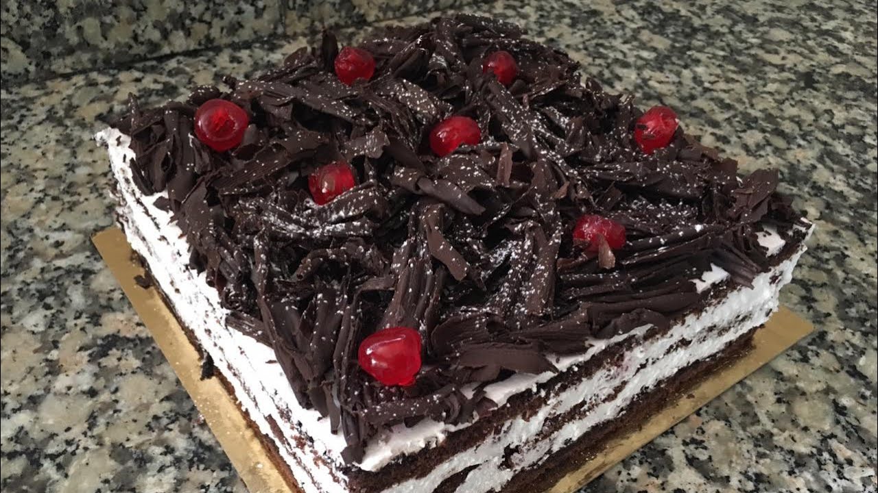 Forêt-noire  حلوة لاكريم 🎂 (فوري نوار )😋 بطريقة سهلة ومبسطة