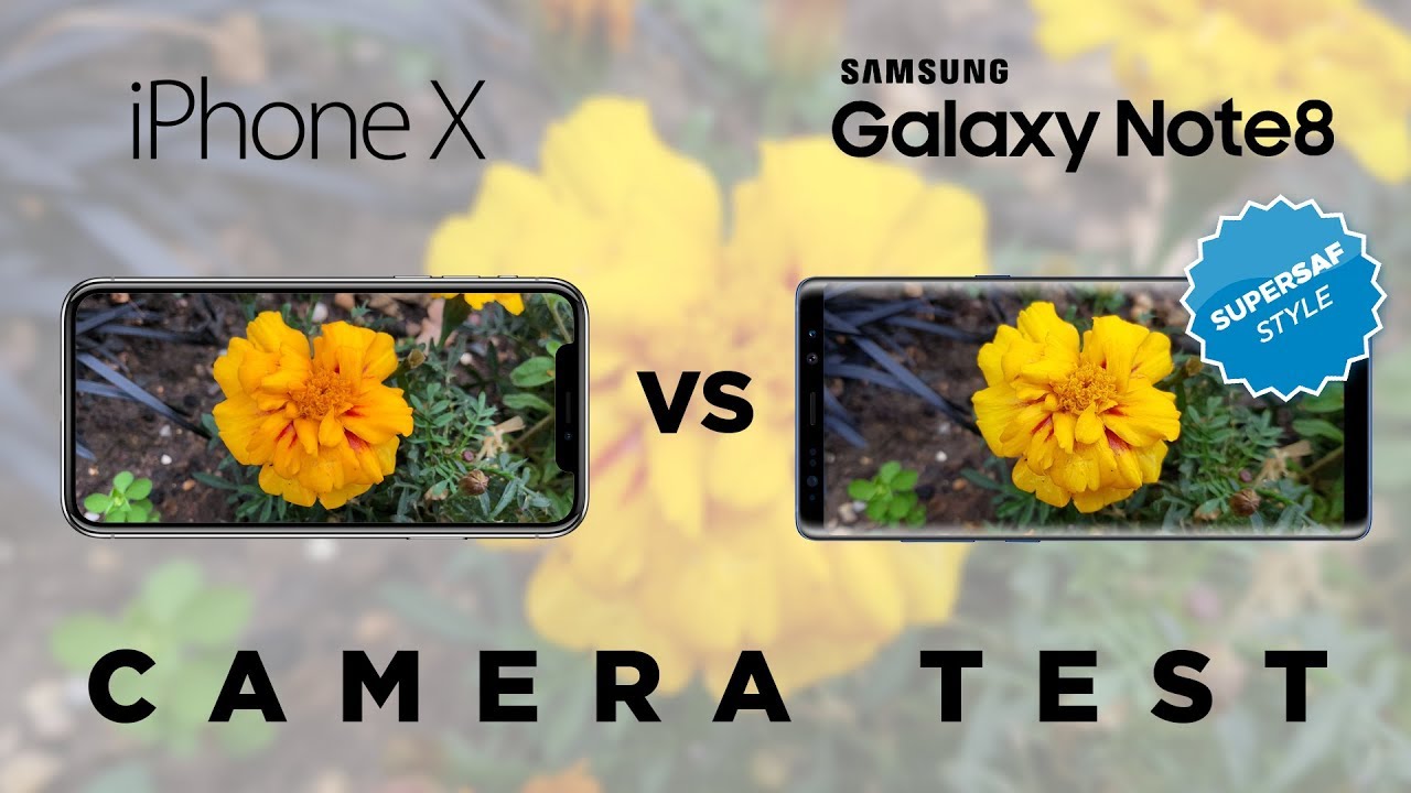 IPhone X vs Galaxy Note 8 Camera Test Comparison