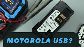 Аккумулятор для Motorola DP4000 с USB портом. Проверка параметров и разборка