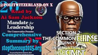 PROJECT 2025 SUMMARY - 9. AGENCY FOR INTERNATIONAL DEVELOPMENT