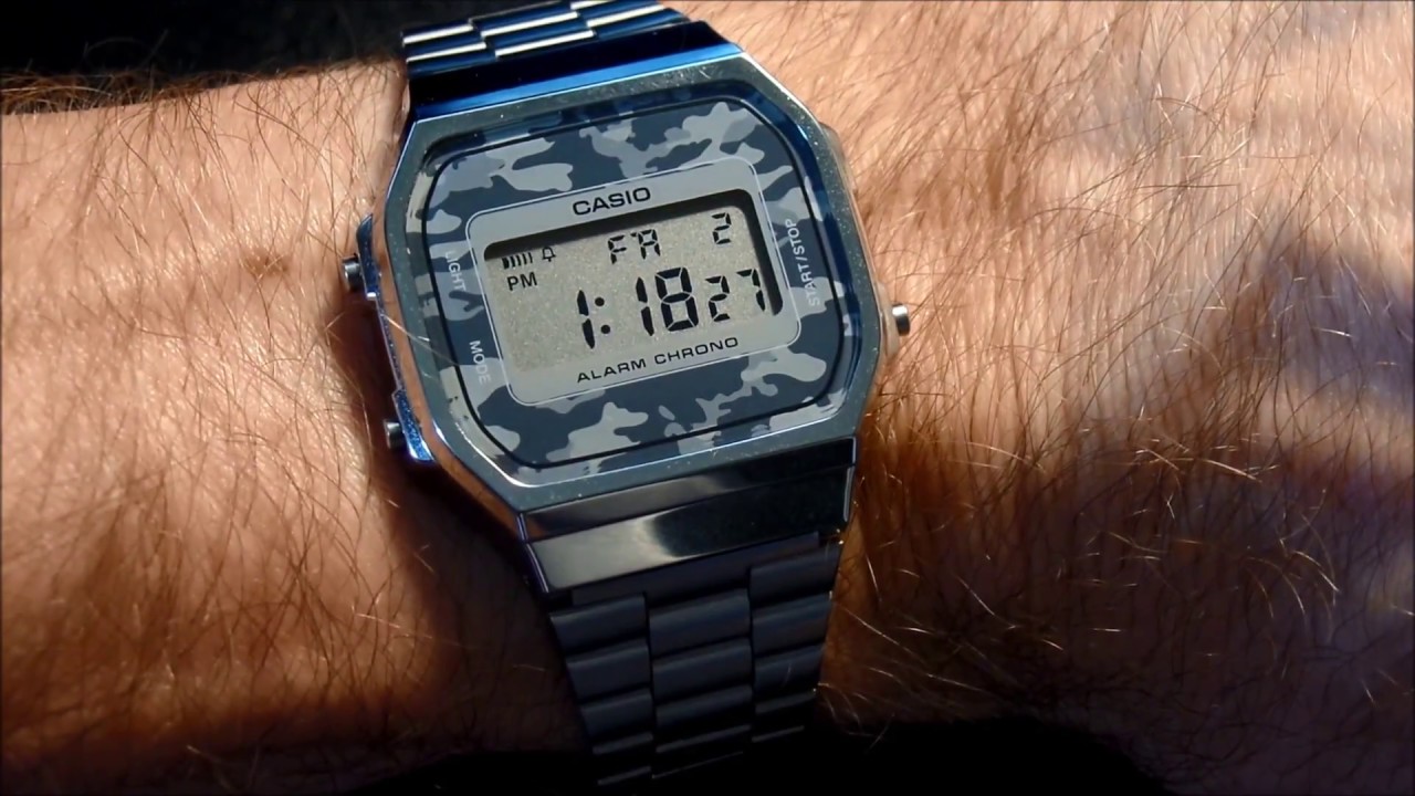 how to set time in casio digital watch